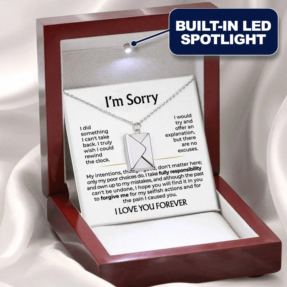 I’m Sorry - Love Letter Necklace
