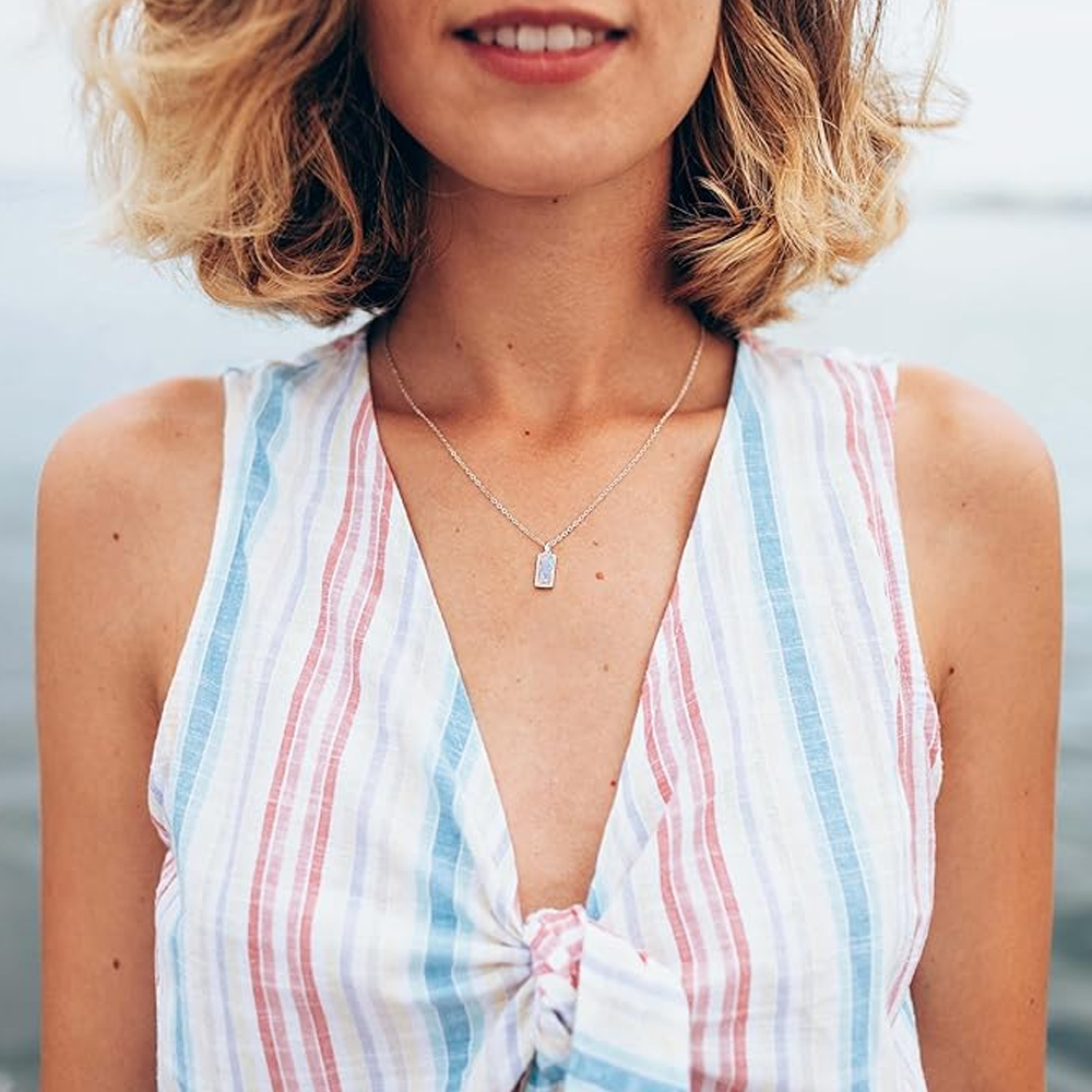 To my Wife - Moonstone Love Necklace