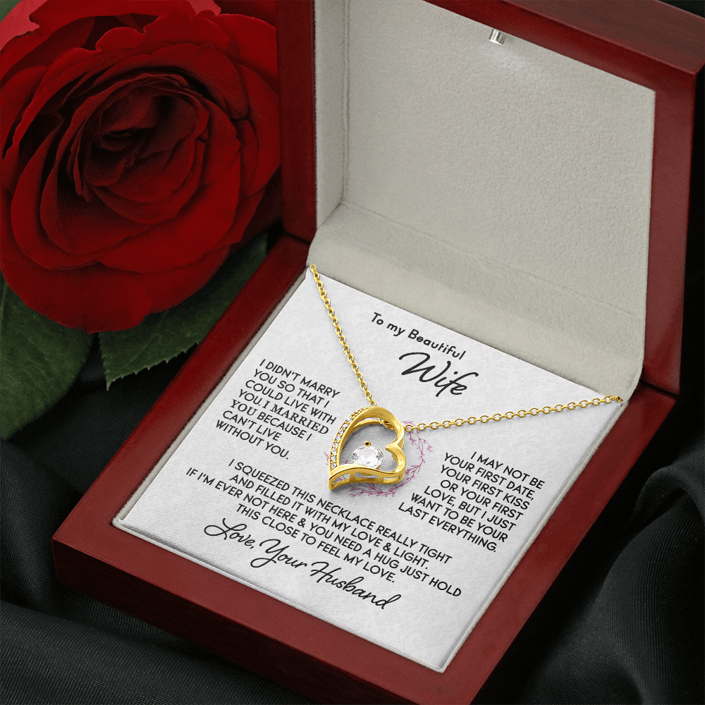 To My Wife - You’re my Everything - Heart Necklace