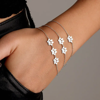 Paw Print Name Bracelet - Gold