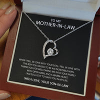 To my Mother-In-Law - Heart necklace