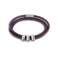 Man leather bracelet - Keep me always with you