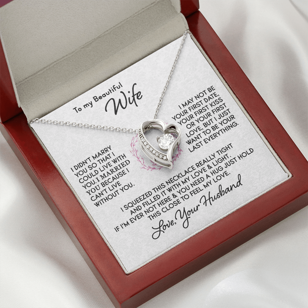 To My Wife - You’re my Everything - Heart Necklace