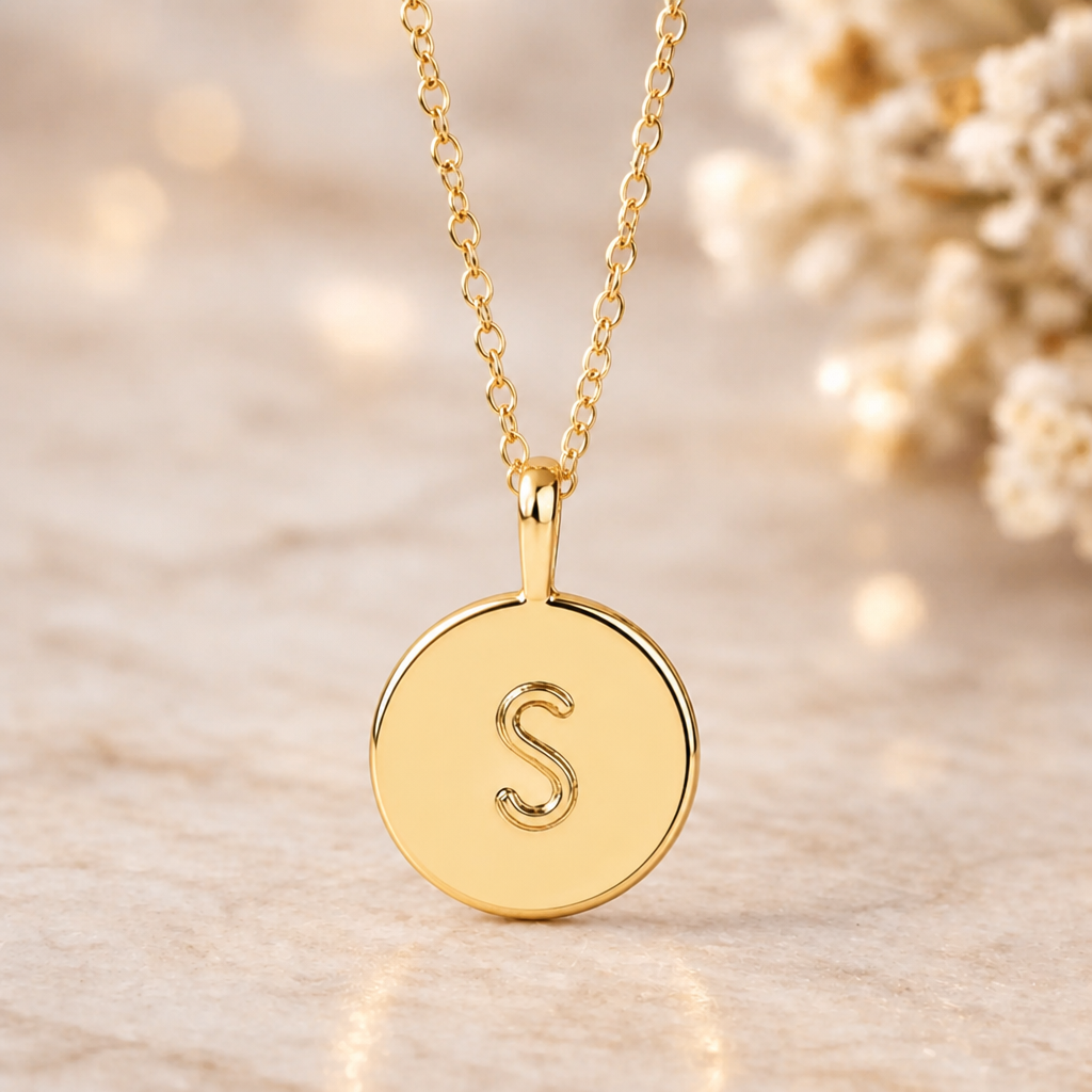 Apology Gift For Her - Name Initial Letter Necklace