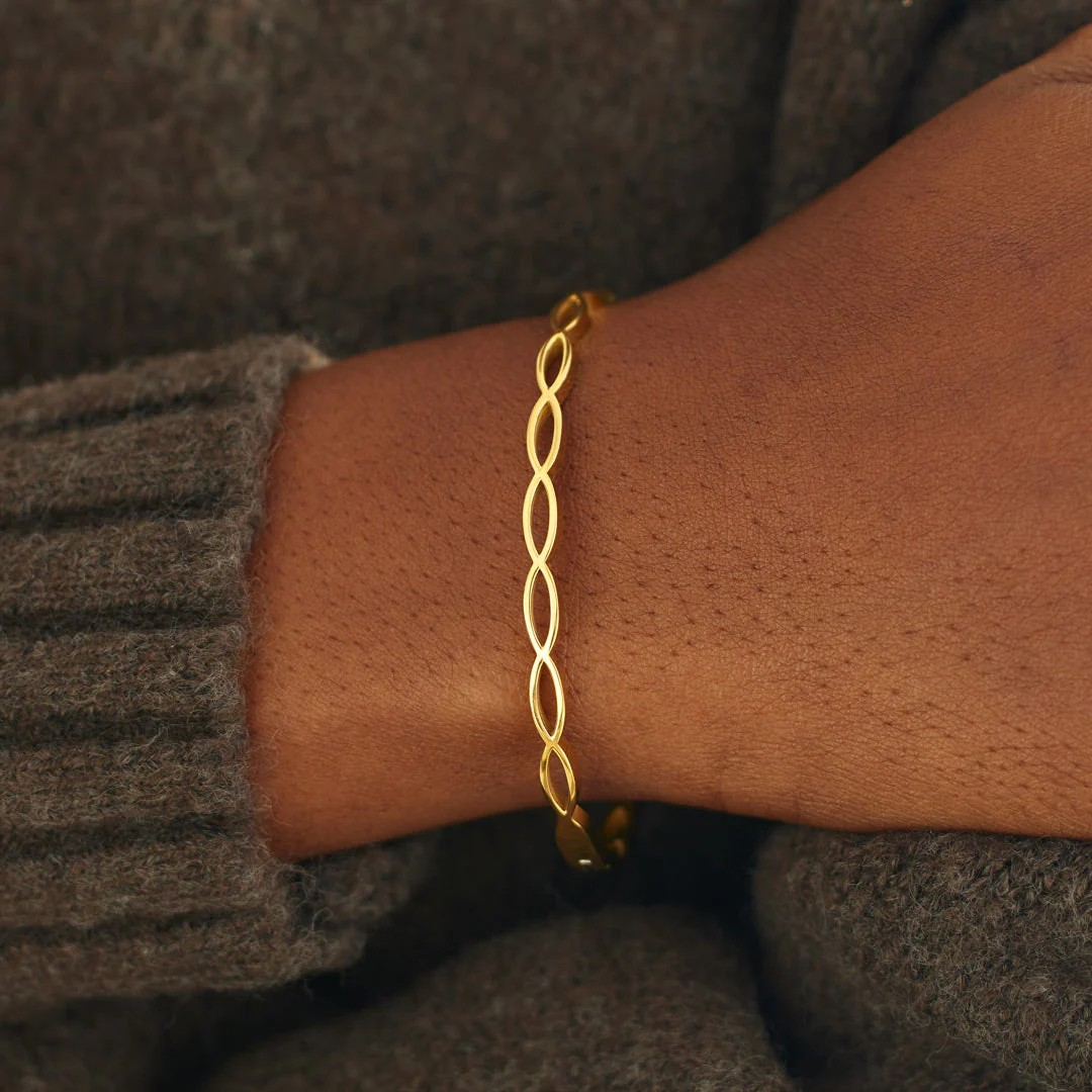 To My Female Friends - Matching Wave Bracelet