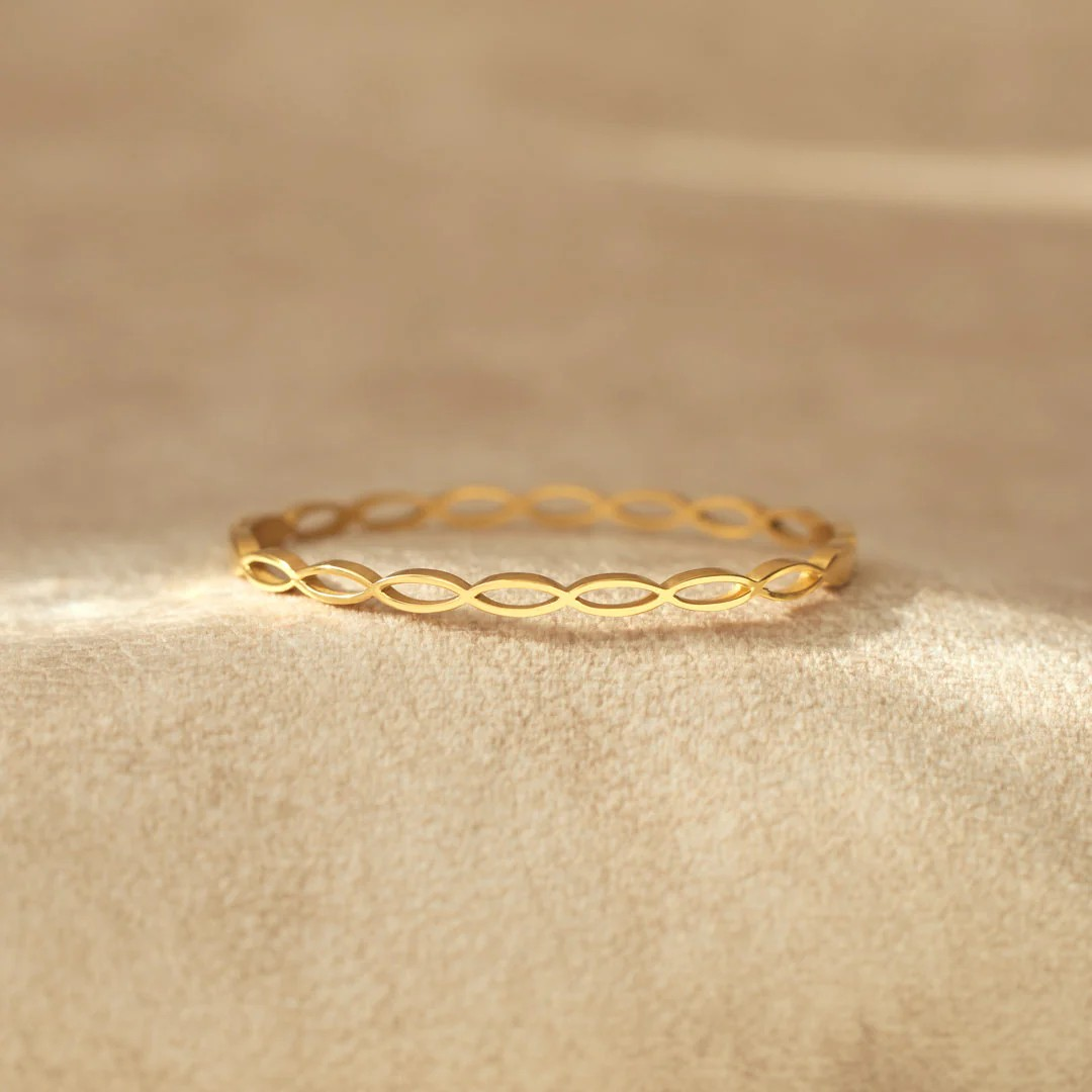 To My Female Friends - Matching Wave Bracelet