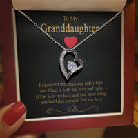 To my Granddaughter - Heart necklace