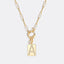 Initial Pendant Necklace - Gold