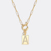 Initial Pendant Necklace - Gold