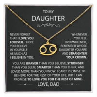 To my Daughter - Love, Dad - Gold