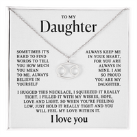 To my Daughter - Zodiac necklace - Gold