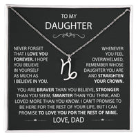 To my Daughter - Love, Dad - Gold