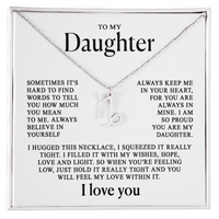 To my Daughter - Zodiac necklace - Gold