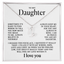 To my Daughter - Zodiac necklace - Gold