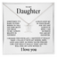 To my Daughter - Zodiac necklace - Gold