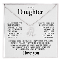 To my Daughter - Zodiac necklace - Gold