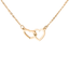 Rose Bear Giftbox - Engraved Heart Necklace - Gold