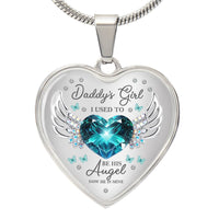 Daddy’s girl heart necklace