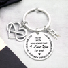 Infinity keychain - To my Son or Daughter