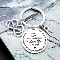 Infinity keychain - To my Son or Daughter