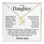 To my Daughter - Zodiac necklace - Gold