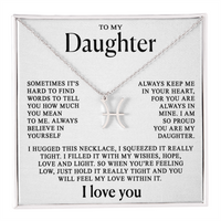 To my Daughter - Zodiac necklace - Gold