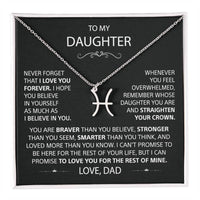 To my Daughter - Love, Dad - Gold