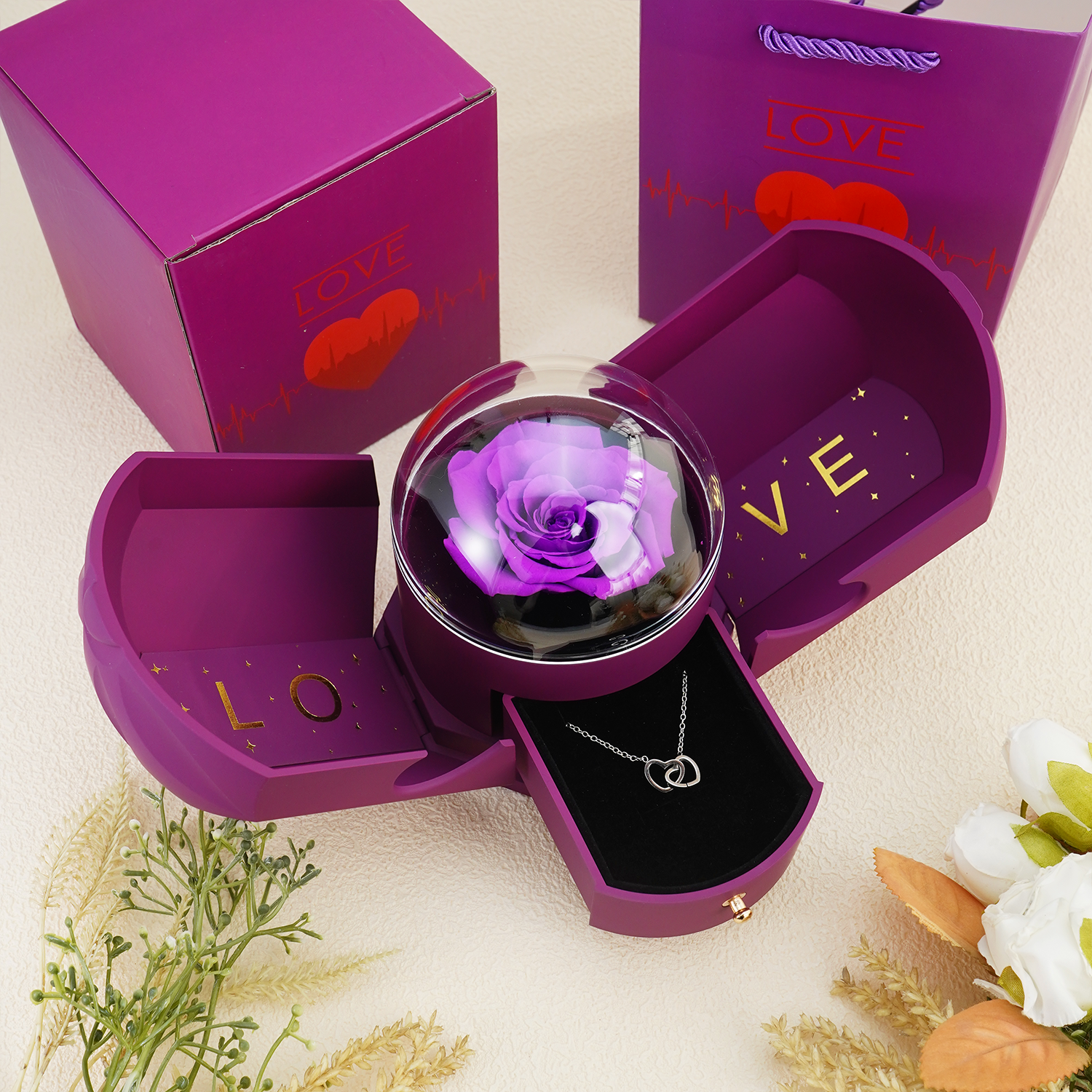 To My Soulmate - Eternal Love Rose Box