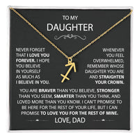 To my Daughter - Love, Dad - Gold