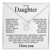 To my Daughter - Zodiac necklace - Gold