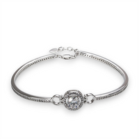 Woman Silver Diamond bracelet