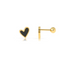 Gold Heart Earrings