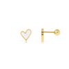 Gold Heart Earrings