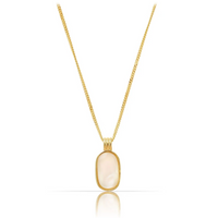 Gold Mother Pearl Necklace