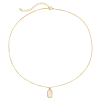 Gold Mother Pearl Necklace