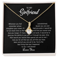 To my Girlfriend - Love pendant necklace