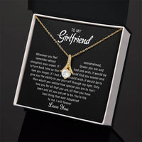 To my Girlfriend - Love pendant necklace