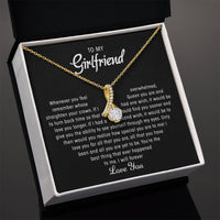 To my Girlfriend - Love pendant necklace