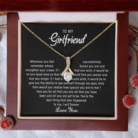 To my Girlfriend - Love pendant necklace