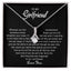 To my Girlfriend - Love pendant necklace - Gold