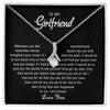 To my Girlfriend - Love pendant necklace