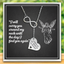 A piece of my heart is in heaven - Infinity necklace