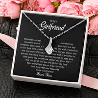 To my Girlfriend - Love pendant necklace