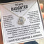 To my Daughter - Love necklace