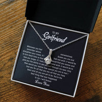 To my Girlfriend - Love pendant necklace