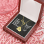 A piece of my heart is in heaven - Infinity necklace - Gold