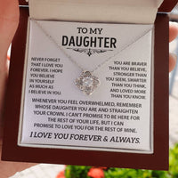 To my Daughter - Love necklace