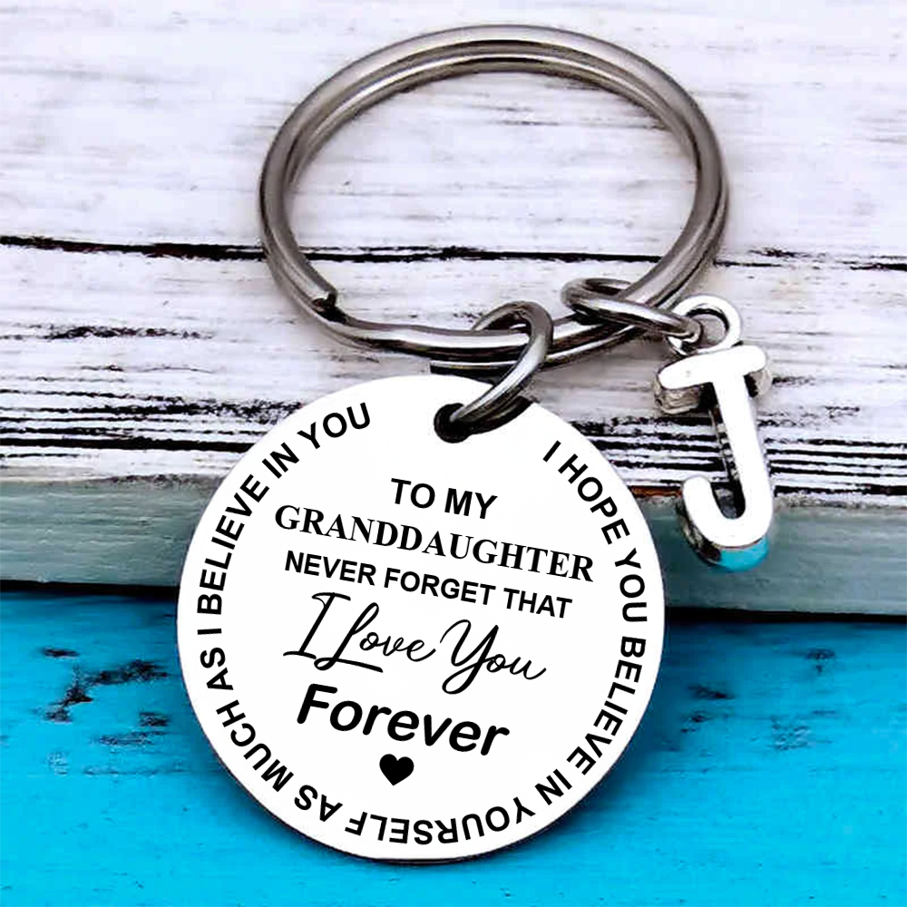 To my Grandson or Granddaughter - Family keychain