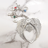 A piece of my heart is in heaven - Angel keychain