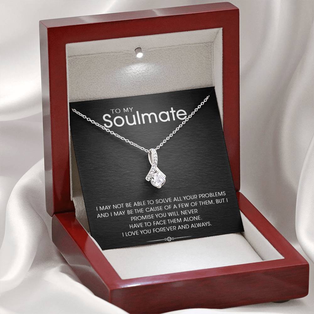 To My Soulmate - Love Pendant Necklace